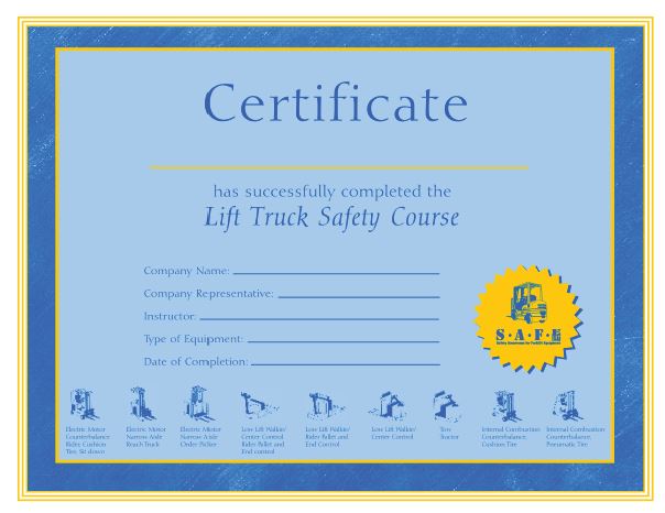 Forklift Operator Permits And Certificates